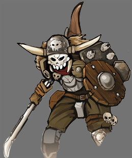 Miniboss Skelettriese
